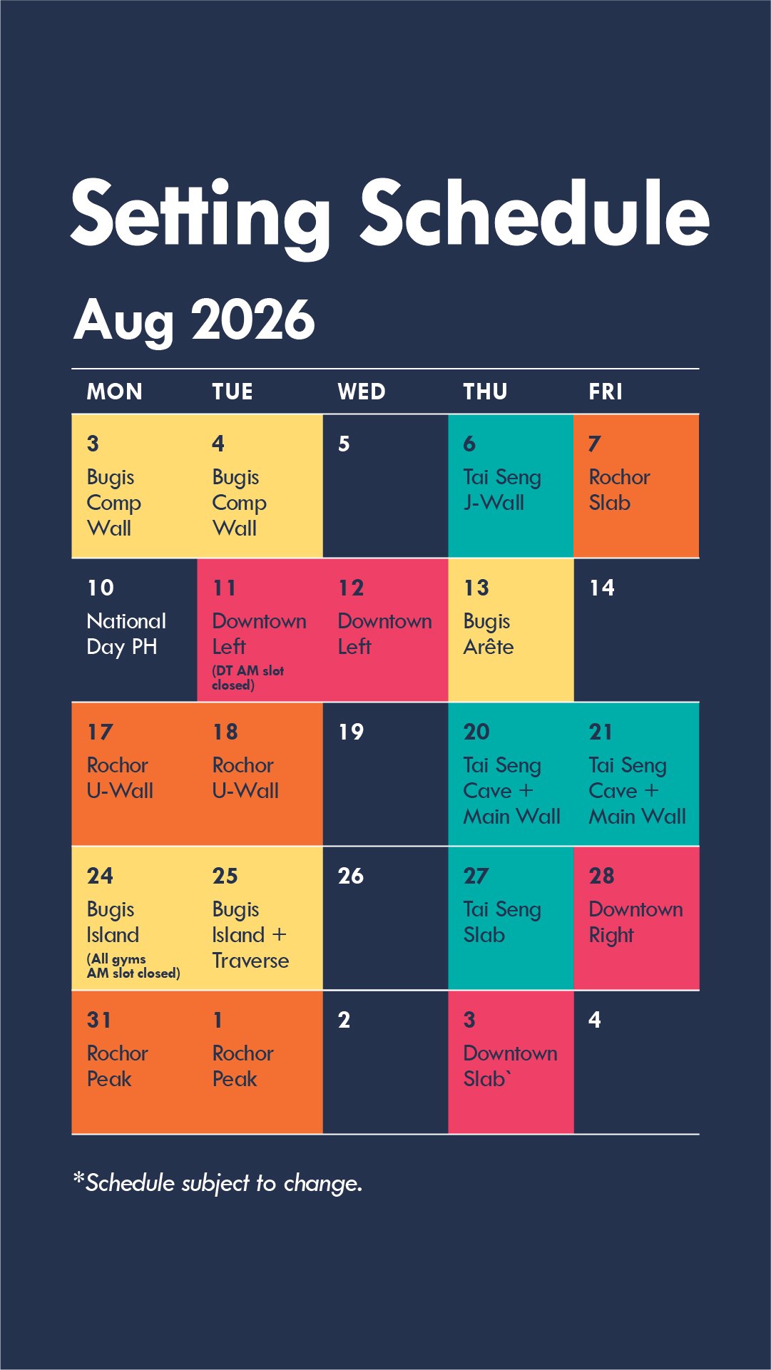 Schedule image 1